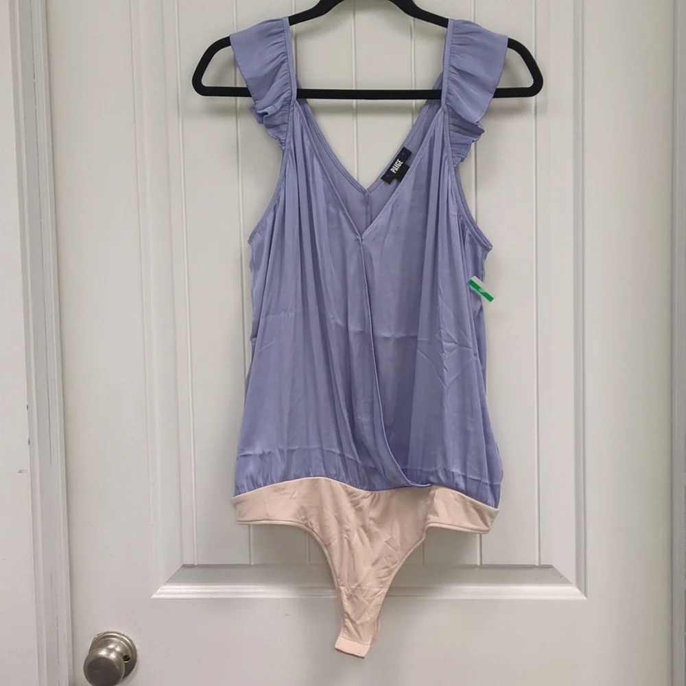 PAIGE Lunah Bodysuit Ruffle Top - Picture 4 of 6